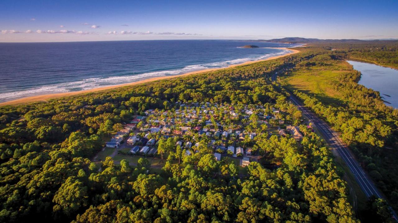 Wairo Beach Holiday Park Tabourie Lake Esterno foto