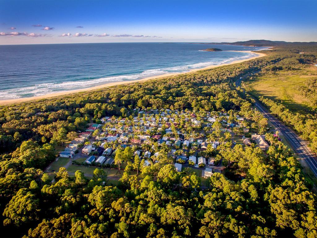 Wairo Beach Holiday Park Tabourie Lake Esterno foto
